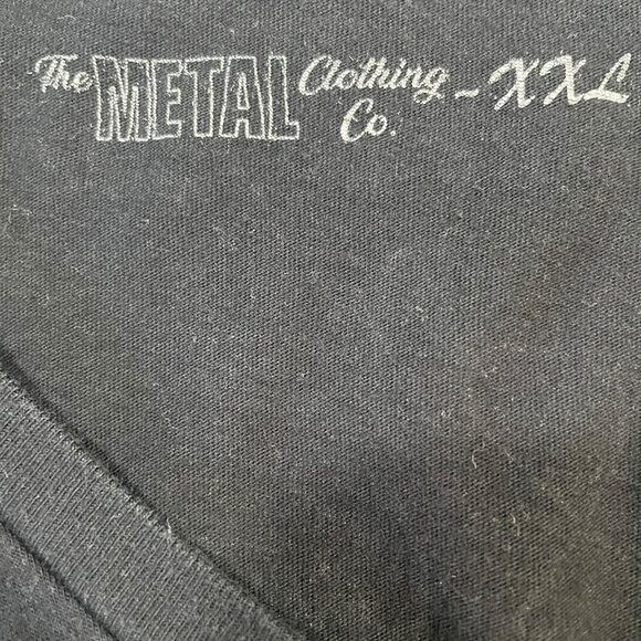 Metal Clothing Co Skull & Rose Graphic T XXL Festival Skater Goth Rock Concert - Picture 2 of 8